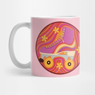 1970s Hippie Roller Skate Mug